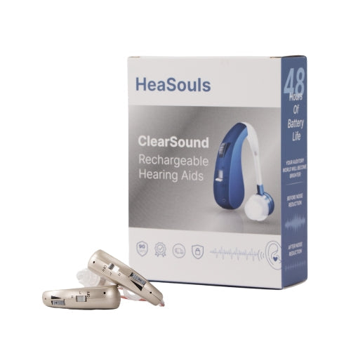 VoiceVivid™ BTE Rechargeable Hearing (Pair Of 2) - CrispVoice